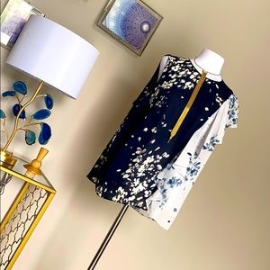 Rachel Roy contrast top